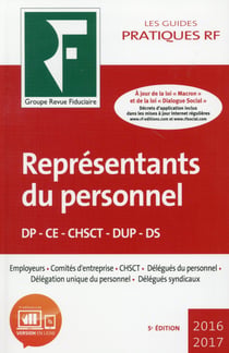 Représentants du personnel (édition 2016/2017)