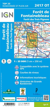 FORETS DE FONTAINEBLEAU TROIS PIGNONS