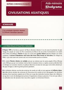 Civilisations asiatiques
