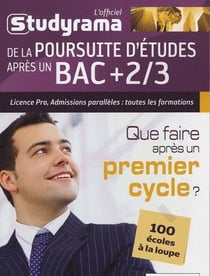 L'officiel de la poursuite d'études après un bac + 2/3