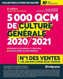 5000 QCM de culture générale (édition 2020/2021)