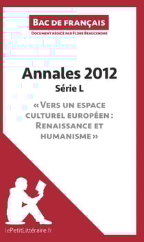 Bac de français 2012 - annales série littéraire - corrigé