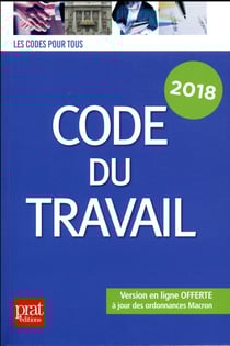 Code du travail (édition 2018)
