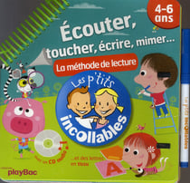 Les incollables - lecture - cd audio + lettres à toucher + stylo effacable