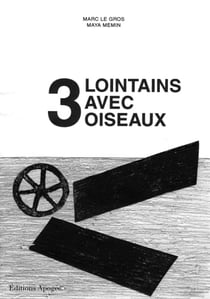 3 lointains avec oiseaux