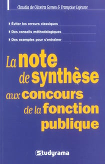 La note de synthèse