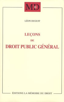 Leçons de droit public général