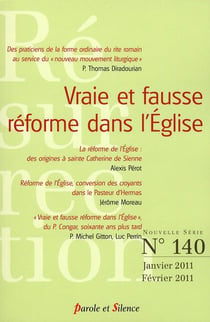 Revue résurrection n.140 : vraie et fausse réforme dans l'Eglise