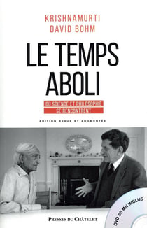 Le temps aboli - où science et philosophie se rencontrent