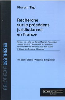 Recherche sur le précédent juridictionnel en France
