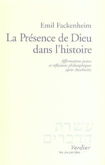 La presence de dieu dans l'histoire