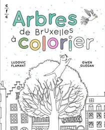 Arbres de Bruxelles à colorier