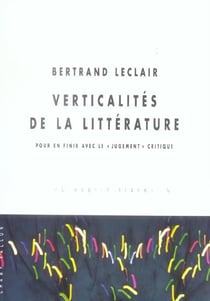 Verticalites de la litterature