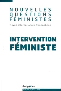 REVUE NOUVELLES QUESTIONS FEMINISTES n.37/2 : intervention féministe