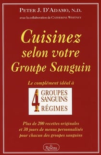 Cuisinez selon votre groupe sanguin