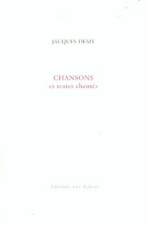 Chansons et textes chantes