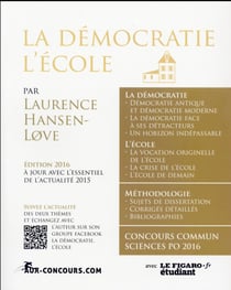 La démocratie - l'école (édition 2016)