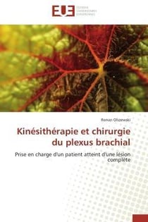 Kinesitherapie et chirurgie du plexus brachial - prise en charge d'un patient atteint d'une lesion c