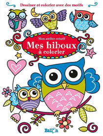 Mes hiboux à colorier