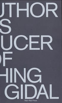 The author as producer of nothing