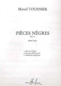 Pièces nègres (3) Op.41 - partition harpe