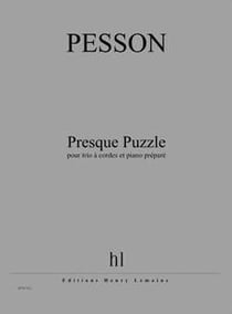 Presque Puzzle - partition Trio à cordes et piano