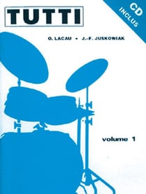 Tutti Volume 1 - Partition Batterie Solo - facile