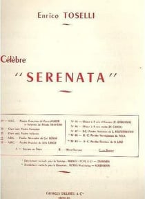 Serenata op.6 --- baryton et piano