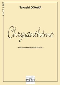Chrysanthème pour flûte à  bec et piano