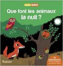 Que font les animaux la nuit ?