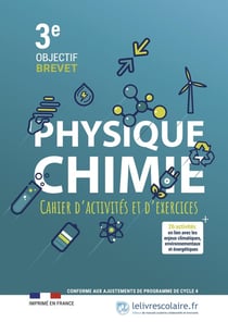 Physique-chimie - 3e - cahier d'activités et d'exercices (édition 2023)