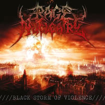 Black storm of violence