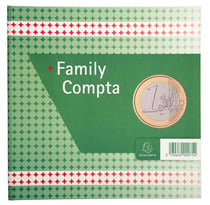 Registre family compta - 25x25 cm - 100 pages