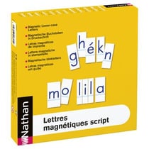 Lettres magnetiques script