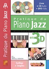 Pratique du piano jazz en 3d - solfège + doigtés