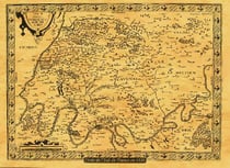 ISLE DE FRANCE EN 1610 50 CM X 38 CM