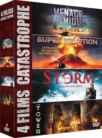 4 Films Catastrophe : Menace sismique + Super Eruption + The Storm + The Tower