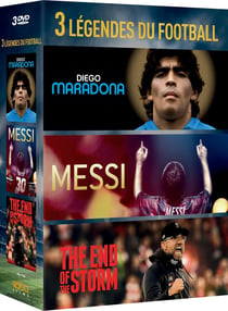 3 légendes du football : Diego Maradona + Messi + The End of the Storm