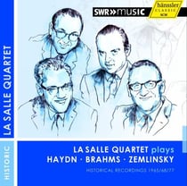 Le Quatuor LaSalle joue Haydn, Brahms et Zemlinsky.