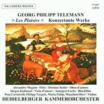 Les plaisirs - konzertante werke