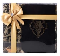 Grand coffret noir : Coran/tapis/tasbih