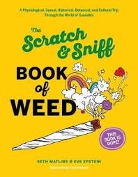 Scratch and sniff book of weed