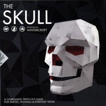 THE SKULL - A PLAYFUL PRESS-OUT MASK FOR PARTIES AND EVERYDAY WEAR