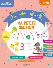 Toute ma maternelle : Mon cahier effaçable - Ma petite section