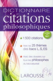 Dictionnaire des citations philosophiques