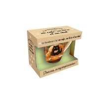 Mug Le bonheur c'est un café, un livre et un chat