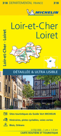 Cartes départementales n.318 : Loir-et-Cher, Loiret