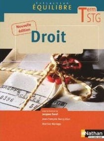 Equilibre - droit - terminale stg - livre de l'élève (édition 2010)