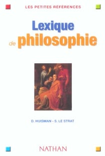 LEXIQUE DE PHILOSOPHIE