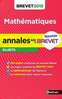 Annales brevet 2015 maths